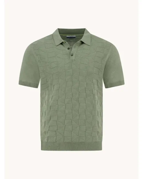 A Fish Named Fred 33.316 - Polo knitted structure, Thyme