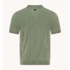 A Fish Named Fred 33.316 - Polo knitted structure, Thyme - Image 2