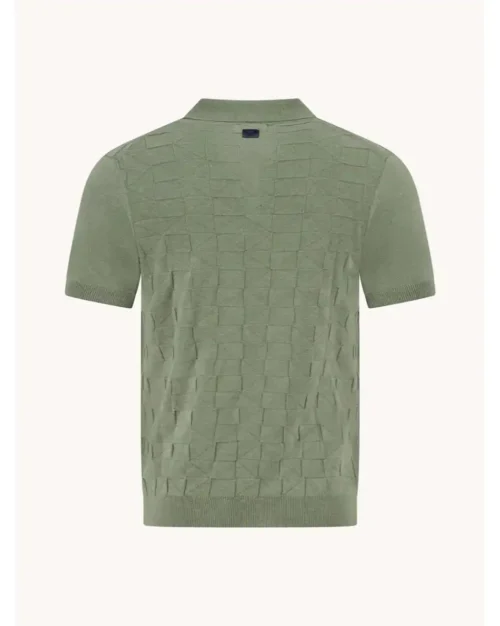 Alternative view of A Fish Named Fred 33.316 - Polo knitted structure, Thyme
