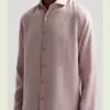 Dstrezzed Jagger 100% linen shirt 303710 Linen Violet - Image 4