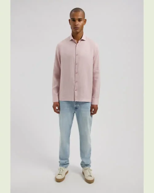 Alternative view of Dstrezzed  The Jagger Shirt 100% Linen Violet  , 303710