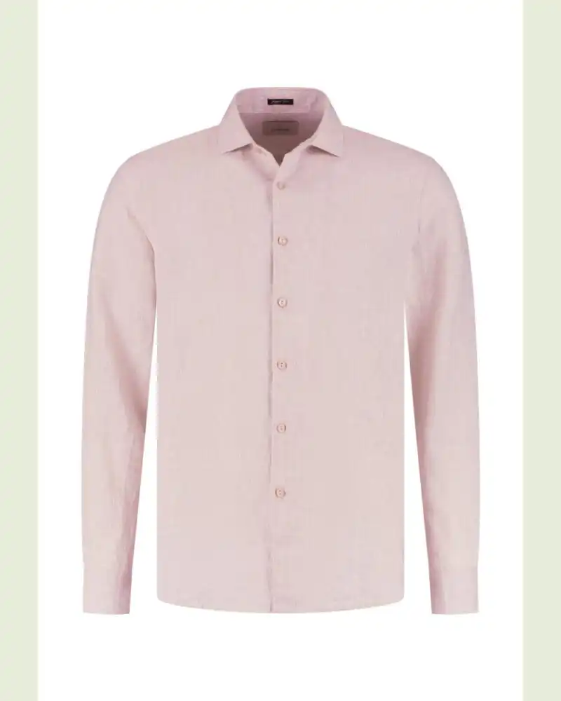 Dstrezzed 303710- The Jagger Shirt 100% Linen, Violet - Image 5