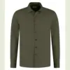 Dstrezzed Jagger 100% linen shirt 303710 Dark Army - Image 5