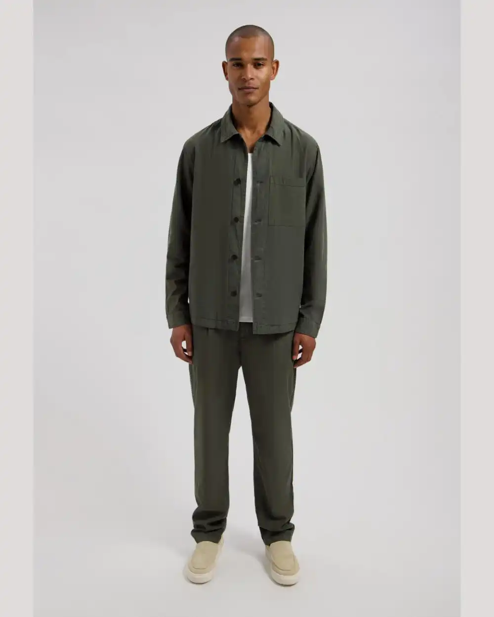 Dstrezzed 502004- Logan Pleat Tecolin, Dk Army - Image 4