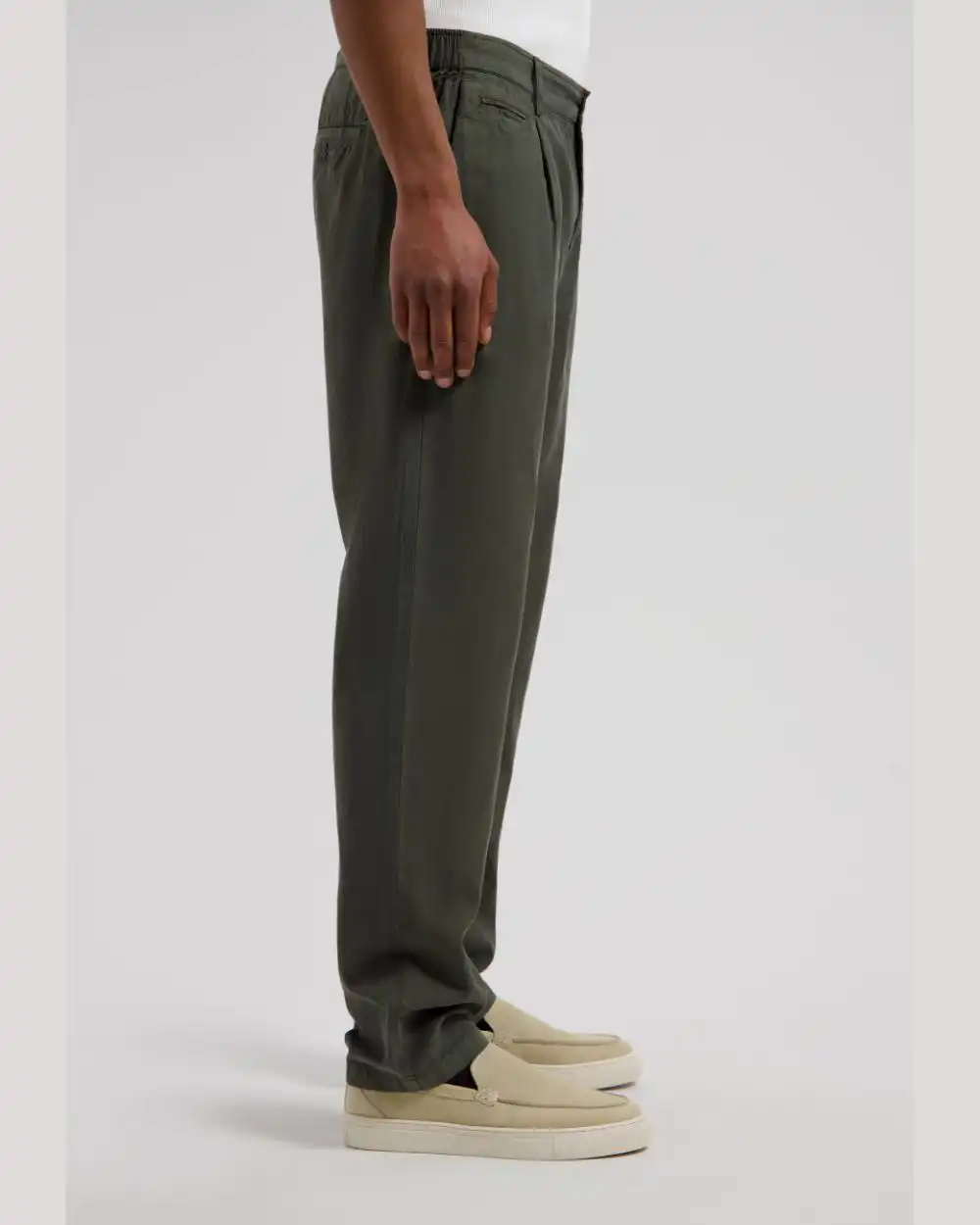 Dstrezzed 502004- Logan Pleat Tecolin, Dk Army - Image 5