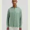 Dstrezzed 303710- The Jagger Shirt 100% Linen, Green Bay