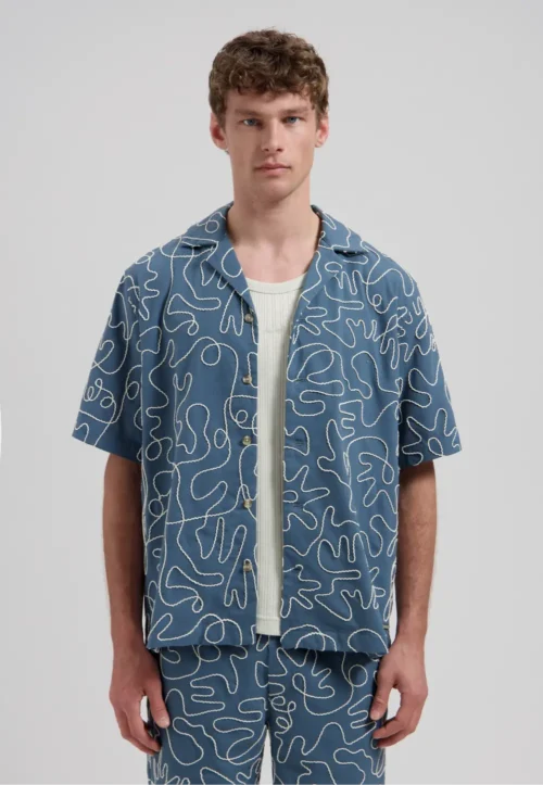 Alternative view of Dstrezzed 311509  Leo Resort Shirt linen blend