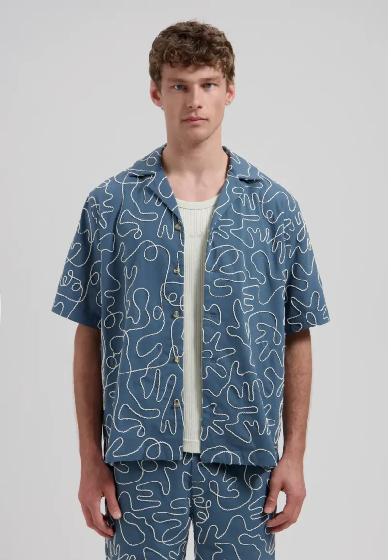 Dstrezzed 311509- Leo Resort Shirt, linen blend - Image 2