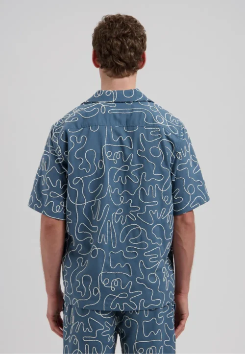 Dstrezzed 311509 Leo Resort Shirt linen blend image1