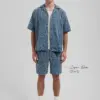 Dstrezzed Leo Resort Shirt linen blend 311509 - Image 5