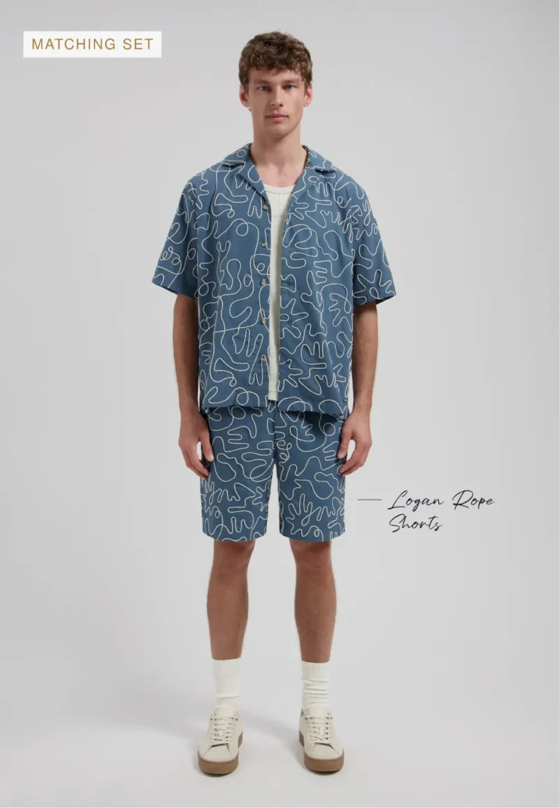 Dstrezzed 311509- Leo Resort Shirt, linen blend - Image 5