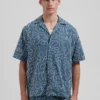 Dstrezzed 311509- Leo Resort Shirt, linen blend