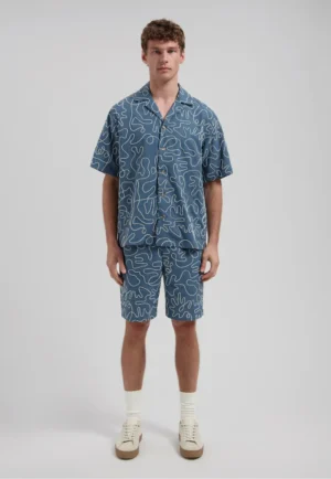 Dstrezzed 311509 Leo Resort Shirt linen blend image4