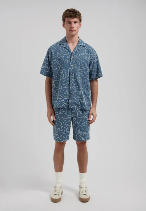Dstrezzed 311509 Leo Resort Shirt linen blend image4