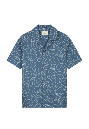 Dstrezzed 311509 Leo Resort Shirt linen blend image5
