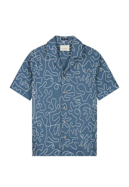 Dstrezzed 311509 Leo Resort Shirt linen blend image5