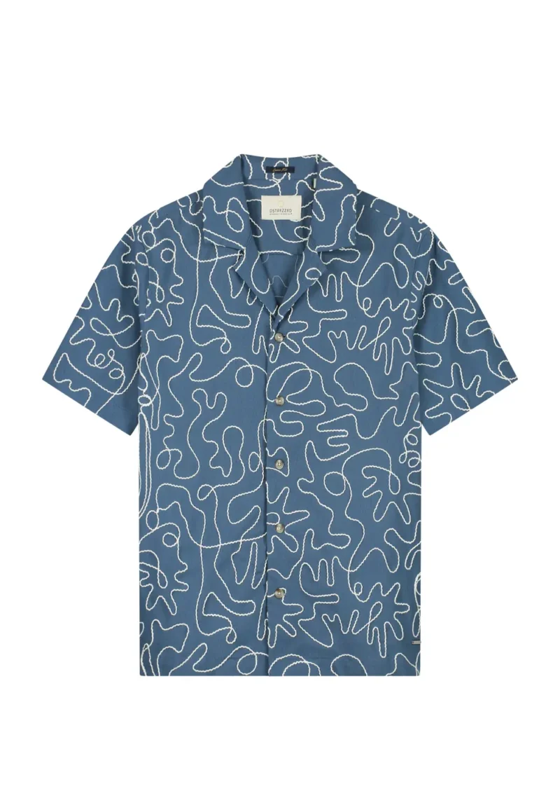 Dstrezzed 311509- Leo Resort Shirt, linen blend - Image 7
