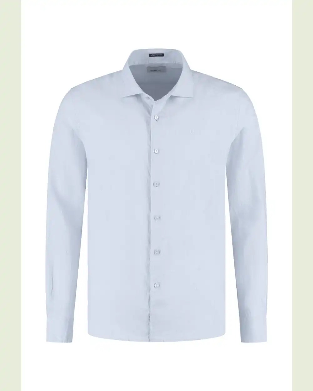 Dstrezzed 303710- The Jagger Shirt 100% Linen, Lt Blue - Image 5