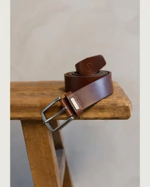 Alternative view of Dstrezzed 651240 Leather Belt,  Brown