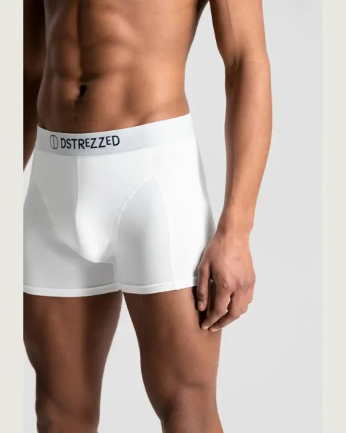 Dstrezzed 707014 Chaplin 2 Pack bamboo Boxers White