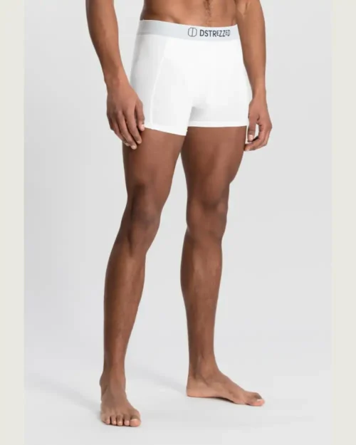 Dstrezzed 707014 Chaplin 2 Pack bamboo Boxers White - Image 3