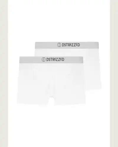 Alternative view of Dstrezzed 707014 Chaplin 2 Pack Boxers, White