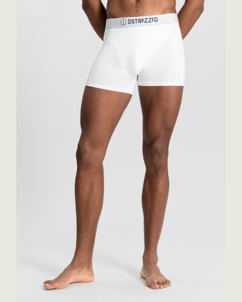 Dstrezzed 707014 Chaplin 2 Pack Boxers, White - Image 5