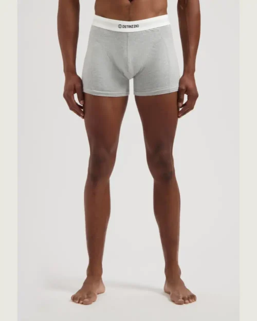 Dstrezzed 707014 Chaplin 2 Pack Boxers, Lt Grey Melange - Image 3