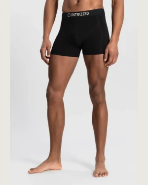Alternative view of Dstrezzed 707014 Chaplin 2 Pack Bamboo Boxers, Black