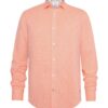 A Fish Named Fred 99.0004- Shirt Linen blend, Peach