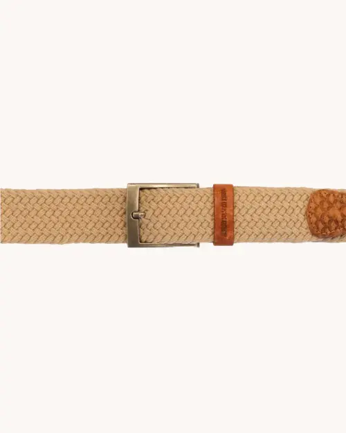 A Fish Named Fred Braided Belt , Sand