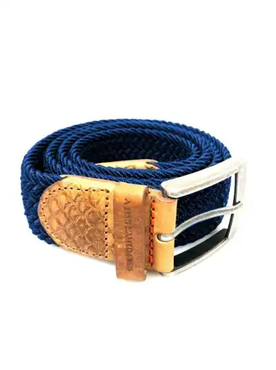 Alternative view of A Fish Named Fred  : Braided Belt , Cobalt