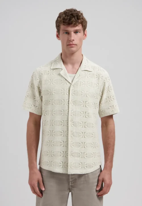 Dstrezzed 311519- Crochet Shirt, Silver Birch image4