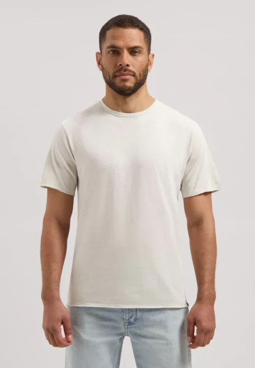 Dstrezzed Mc Queen Organic Cotton Tee, Silver Birch