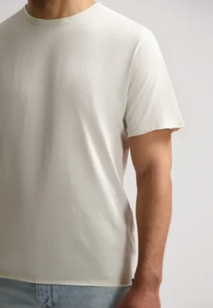 Alternative view of Dstrezzed Mc Queen Organic Cotton Tee, Silver Birch