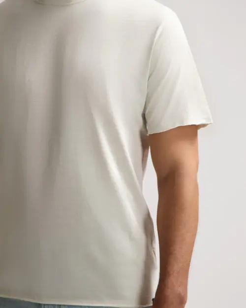 Alternative view of Dstrezzed Mc Queen Organic Cotton Tee 202274 Silver Birch