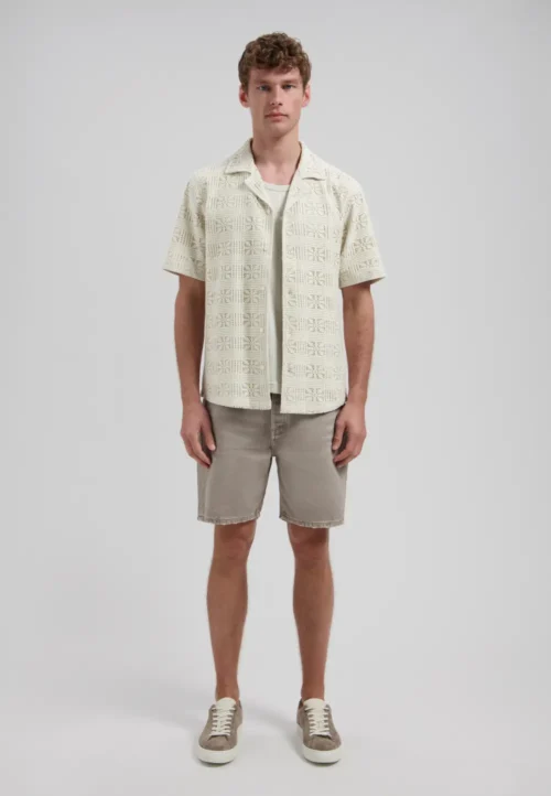 Dstrezzed 311519- Crochet Shirt, Silver Birch image1