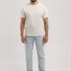 Dstrezzed Mc Queen Organic Cotton Tee 202274 Silver Birch - Image 4