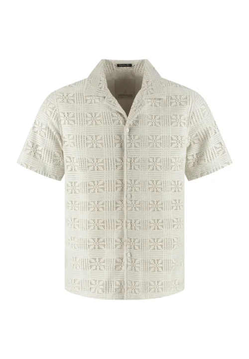 Alternative view of Dstrezzed 311519- Crochet Shirt, Silver Birch