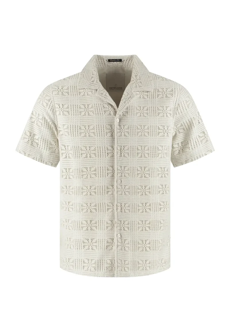 Dstrezzed 311519- Crochet Shirt, Silver Birch - Image 2