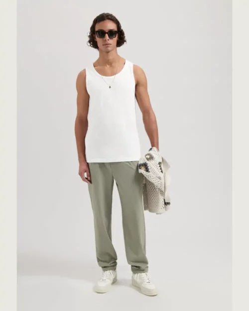 Dstrezzed Kev Singlet White - Image 4