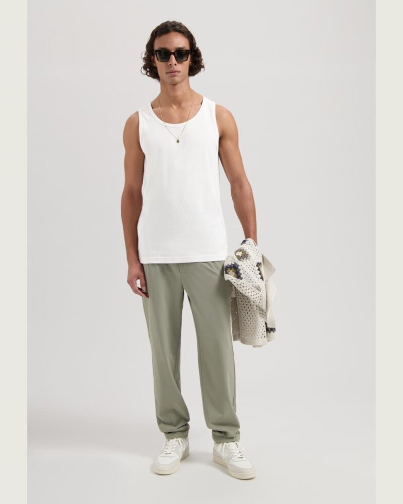 Dstrezzed Kev Singlet, White - Image 4
