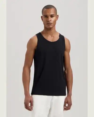 Dstrezzed Kev Singlet,  Black