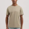 Dstrezzed Mc Queen Organic Cotton Tee, Vintage Khaki
