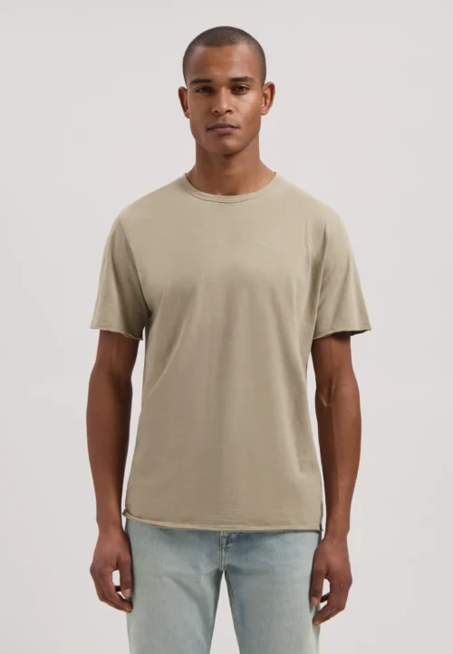 Dstrezzed Mc Queen Organic Cotton Tee, Vintage Khaki