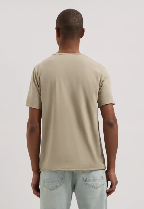 Dstrezzed Mc Queen Organic Cotton Tee, Vintage Khaki - Image 3