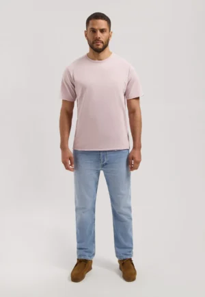 Alternative view of Dstrezzed Mc Queen Organic Cotton Tee, Violet Ice