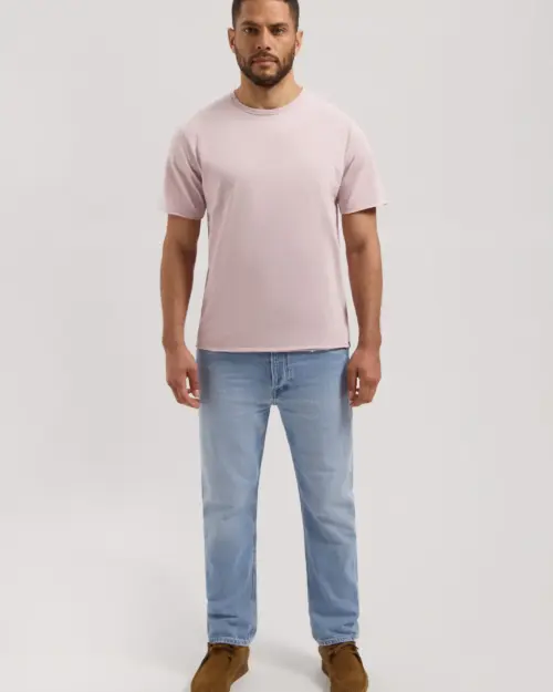 Alternative view of Dstrezzed Mc Queen Organic Cotton Tee 202274 Violet Ice