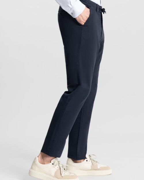 Dstrezzed Lancaster Twill Knit Tappered Jogger 501700 Dark Navy - Image 4