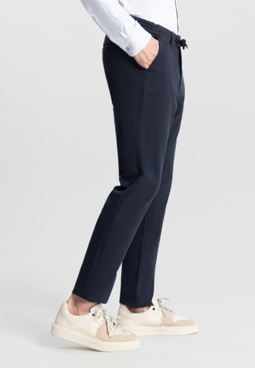 Dstrezzed 501700- Lancaster Twill Knit Tappered Jogger , Dark Navy image2